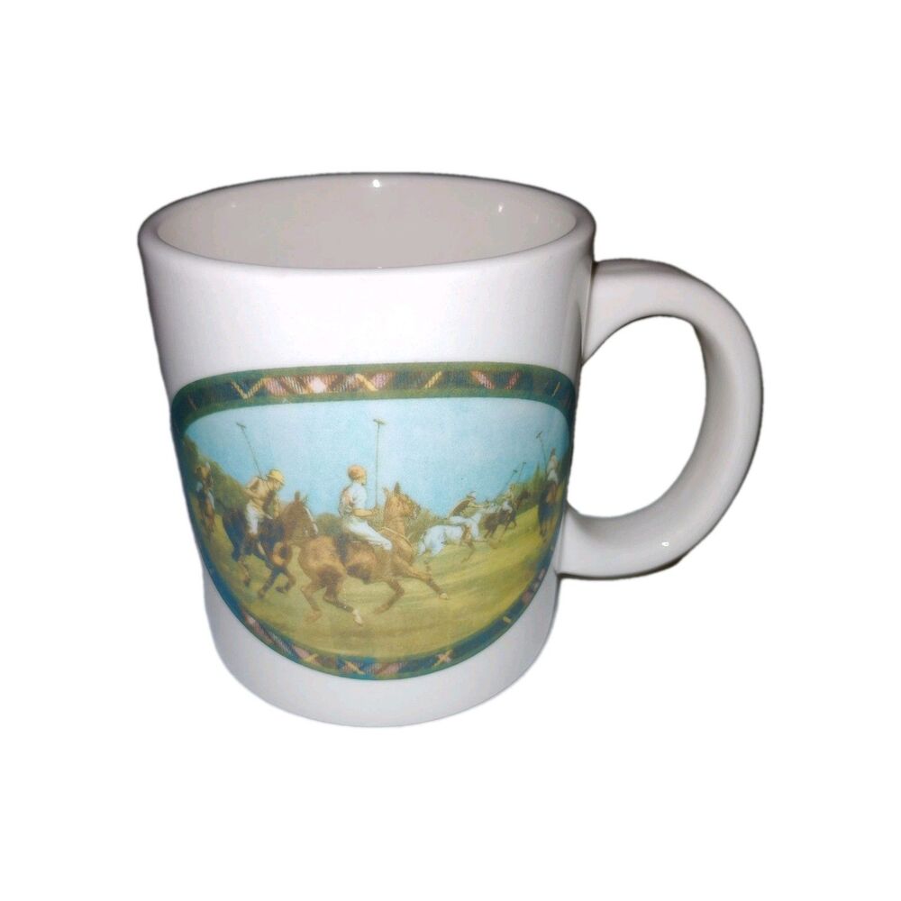 Ralph Lauren 1976 Collectable Coffee  cup mug polo pony Equestian